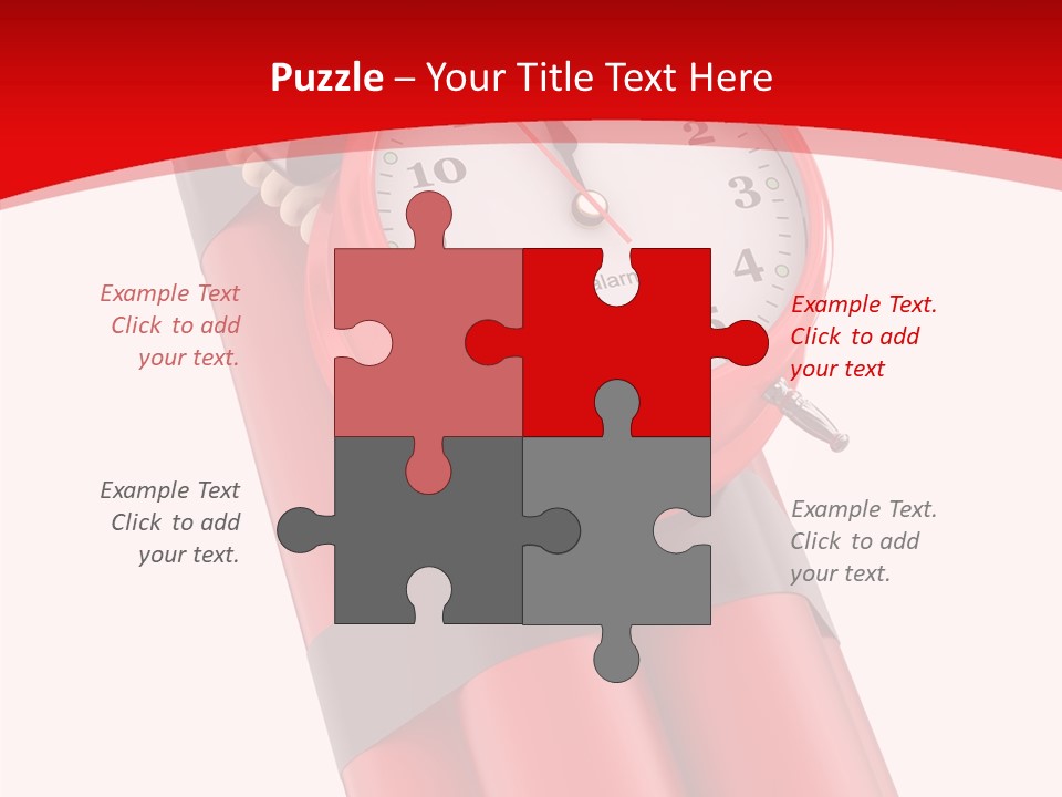 Dynamite Alarm Time PowerPoint Template