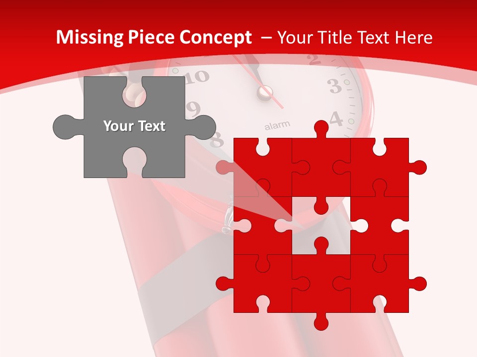 Dynamite Alarm Time PowerPoint Template