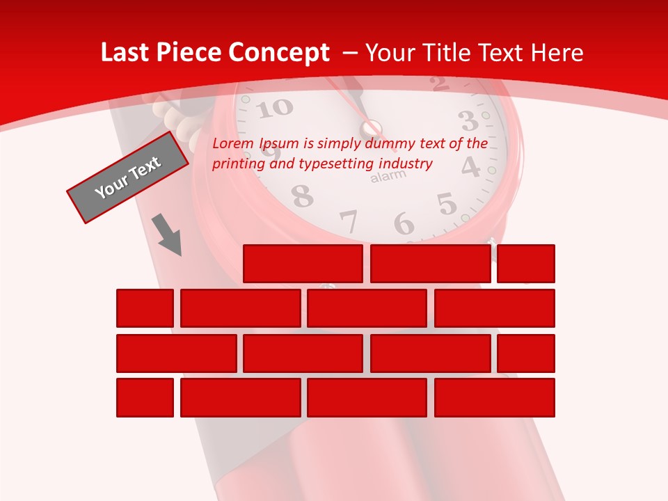 Dynamite Alarm Time PowerPoint Template