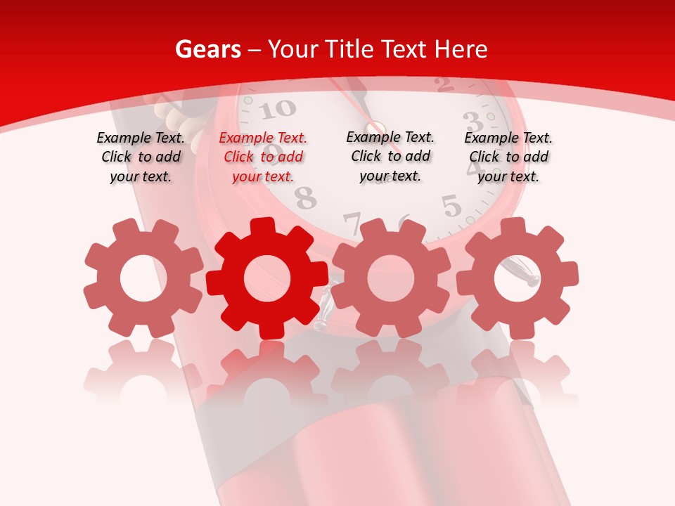 Dynamite Alarm Time PowerPoint Template