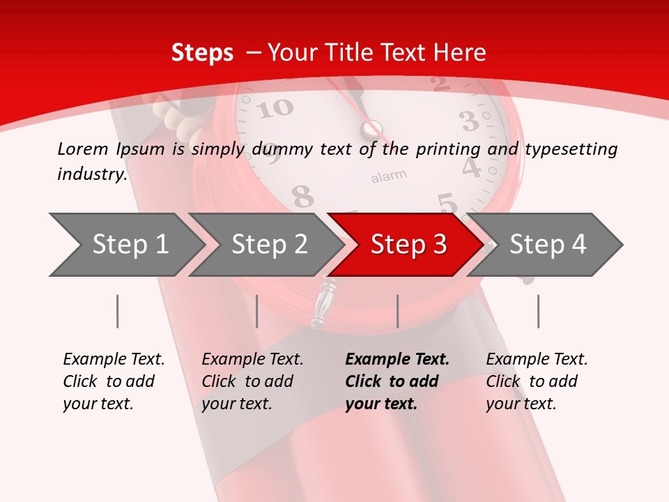 Dynamite Alarm Time PowerPoint Template