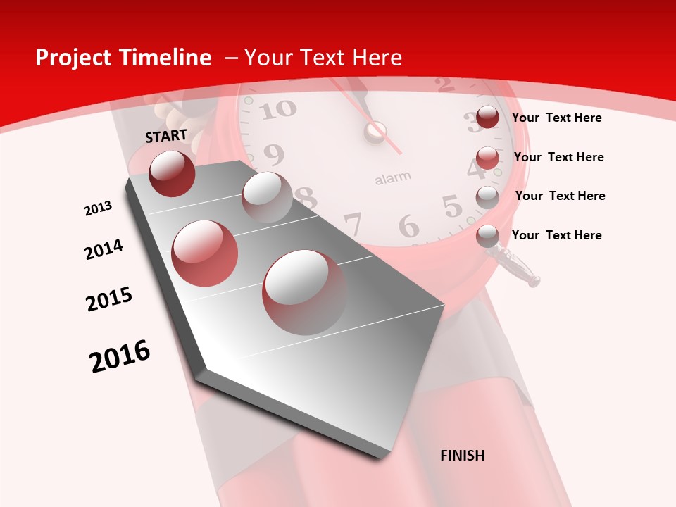 Dynamite Alarm Time PowerPoint Template