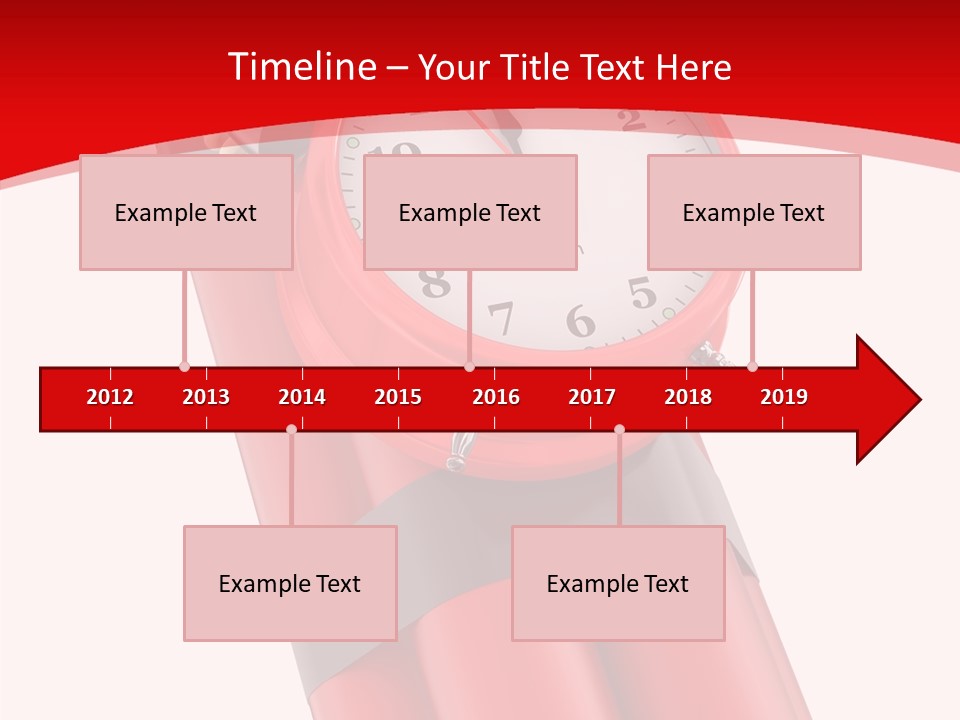Dynamite Alarm Time PowerPoint Template