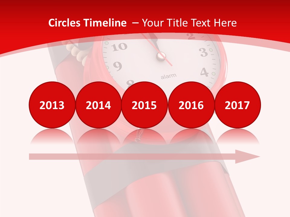 Dynamite Alarm Time PowerPoint Template