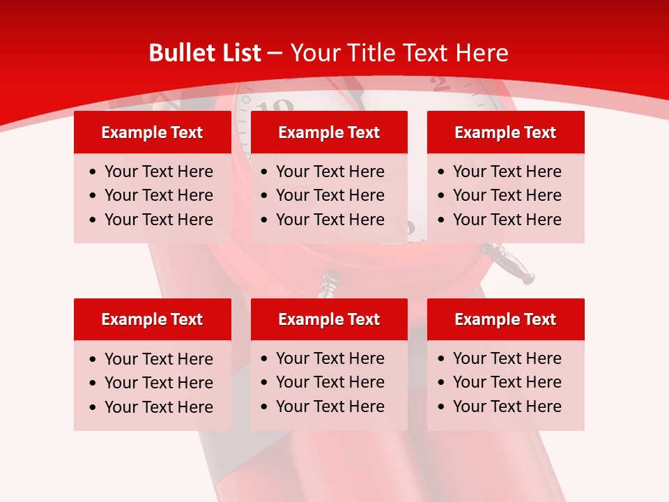Dynamite Alarm Time PowerPoint Template