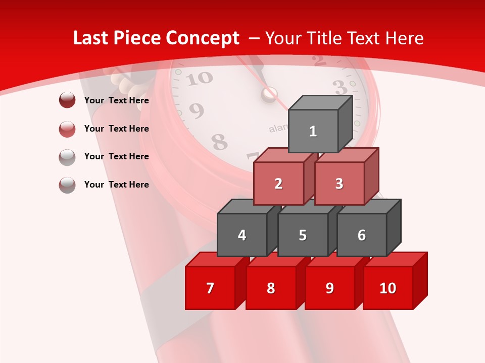 Dynamite Alarm Time PowerPoint Template