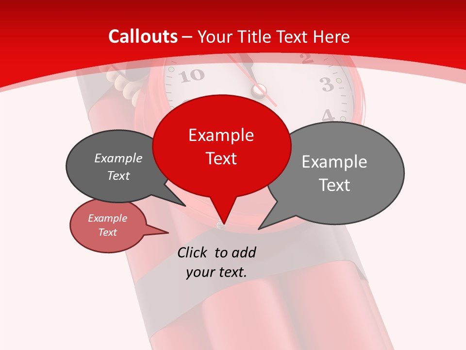 Dynamite Alarm Time PowerPoint Template