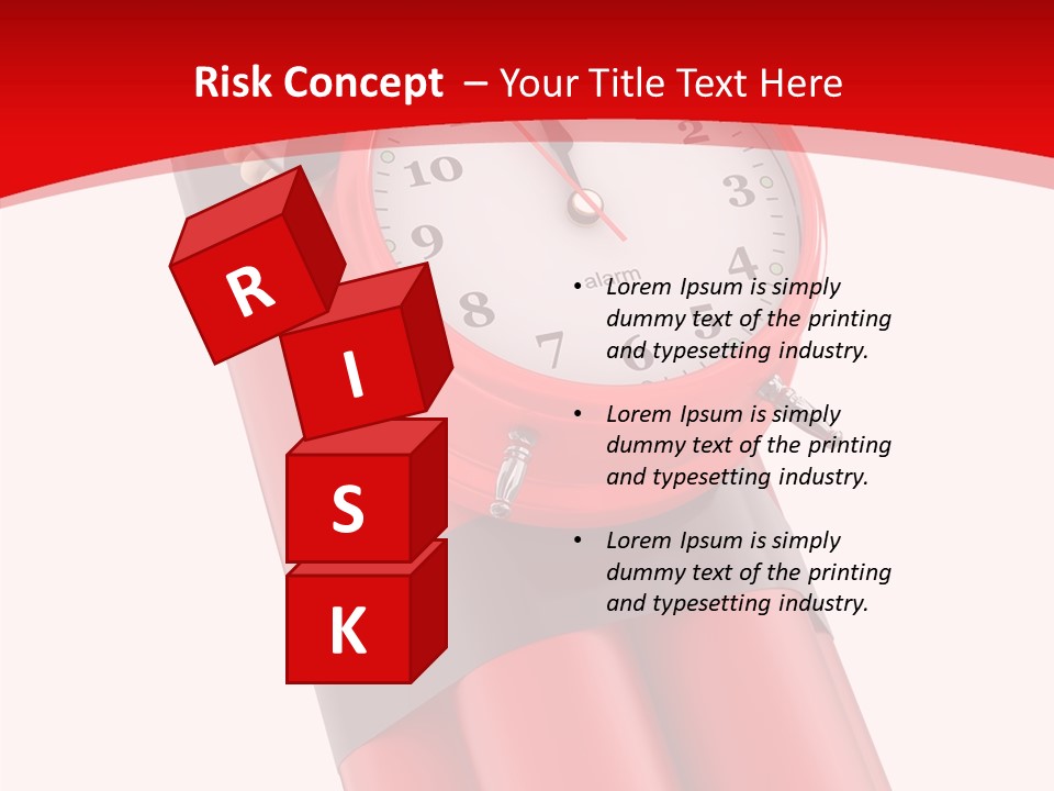 Dynamite Alarm Time PowerPoint Template