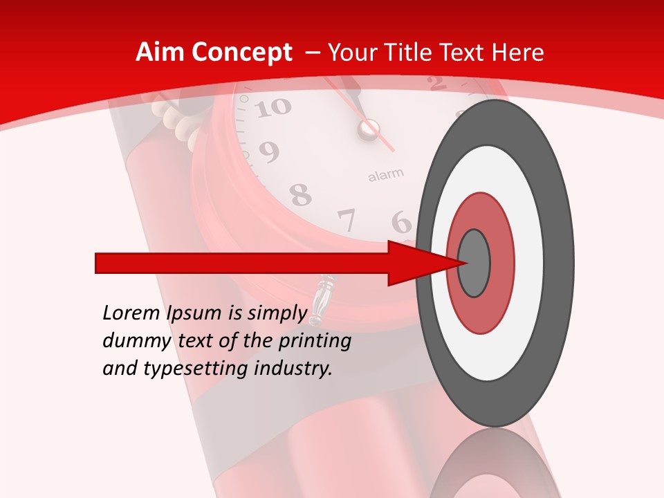 Dynamite Alarm Time PowerPoint Template