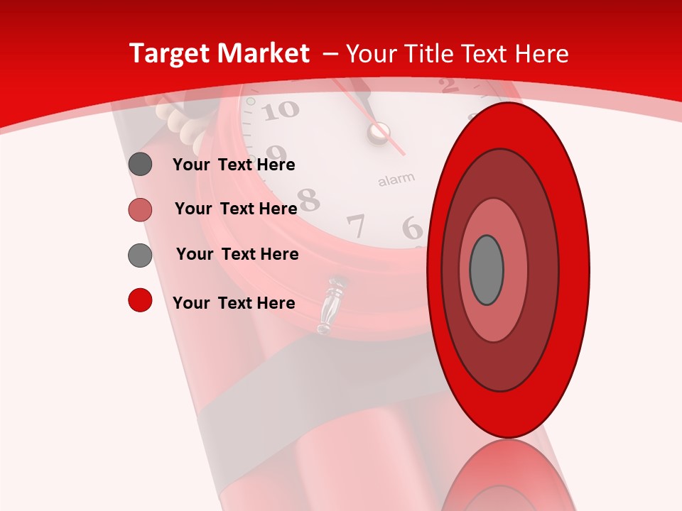 Dynamite Alarm Time PowerPoint Template