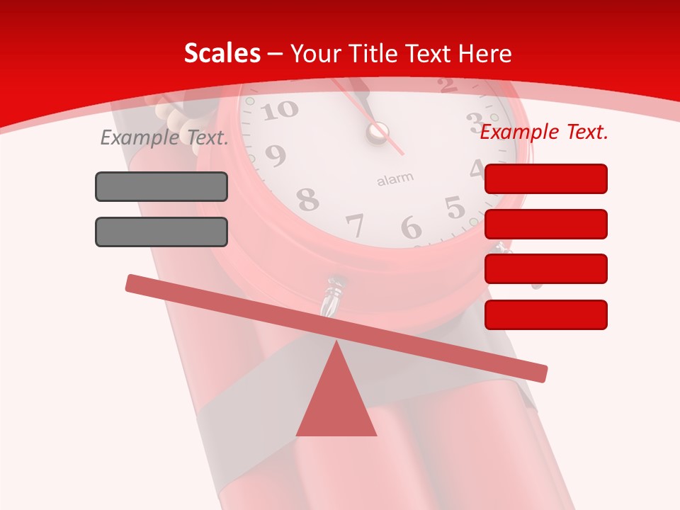 Dynamite Alarm Time PowerPoint Template