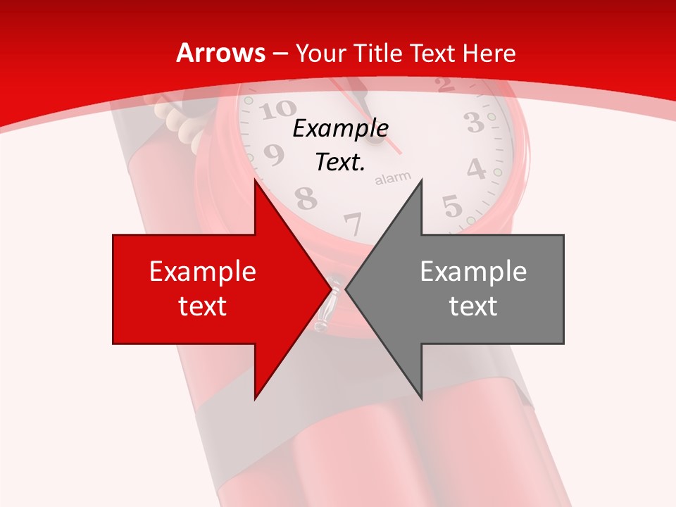 Dynamite Alarm Time PowerPoint Template