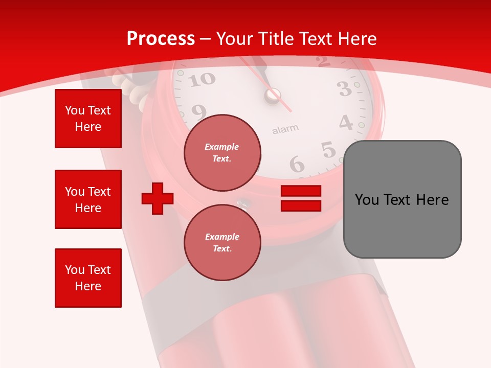 Dynamite Alarm Time PowerPoint Template
