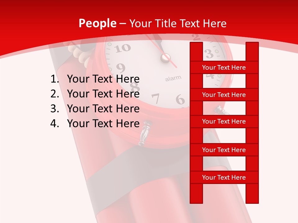 Dynamite Alarm Time PowerPoint Template