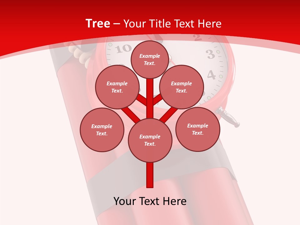 Dynamite Alarm Time PowerPoint Template