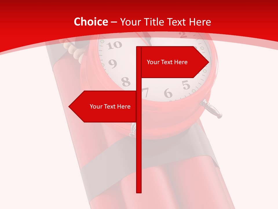 Dynamite Alarm Time PowerPoint Template