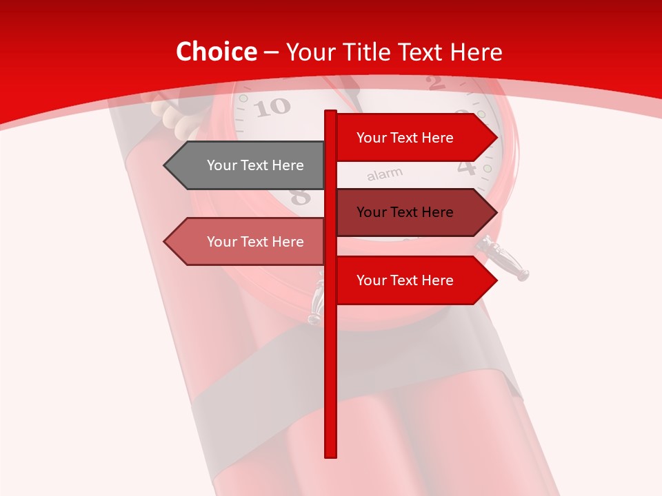 Dynamite Alarm Time PowerPoint Template