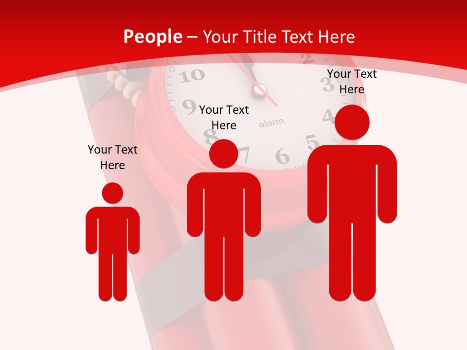 Dynamite Alarm Time PowerPoint Template