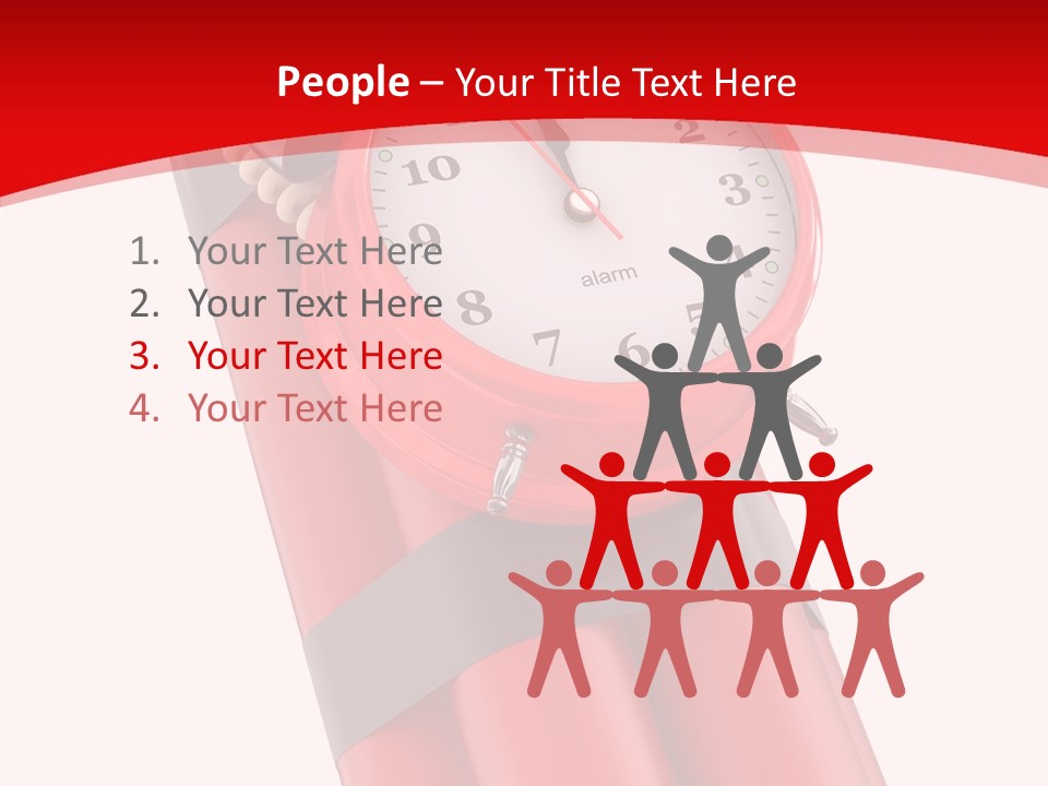 Dynamite Alarm Time PowerPoint Template