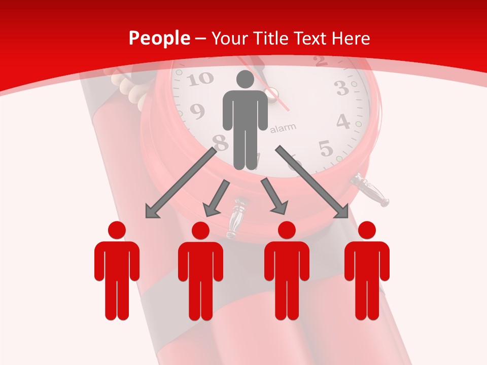 Dynamite Alarm Time PowerPoint Template
