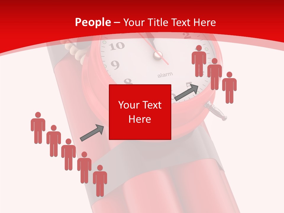 Dynamite Alarm Time PowerPoint Template