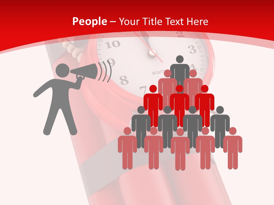 Dynamite Alarm Time PowerPoint Template