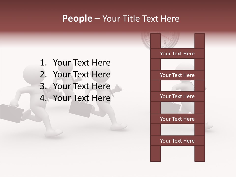 Conceptual Business People PowerPoint Template