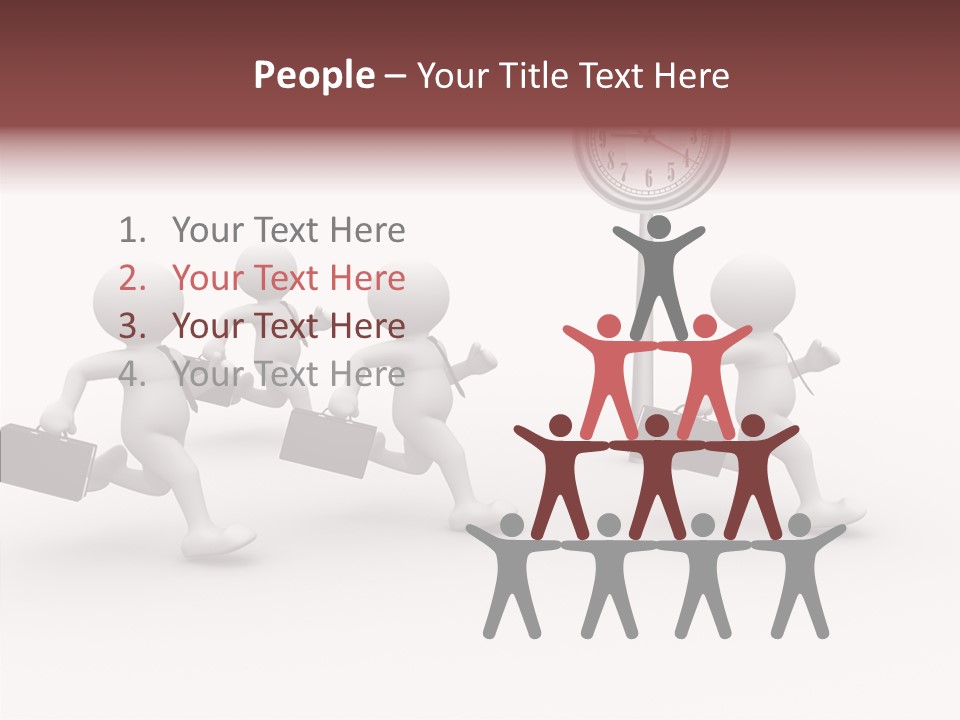 Conceptual Business People PowerPoint Template