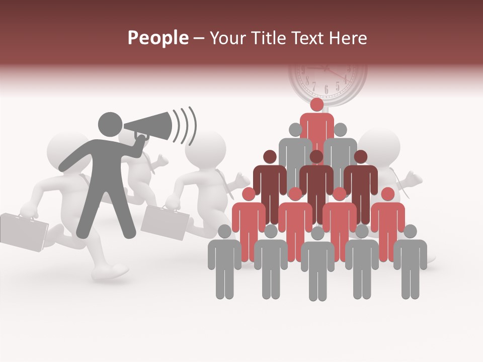 Conceptual Business People PowerPoint Template