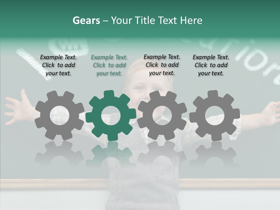 Concept Caucasian Think PowerPoint Template