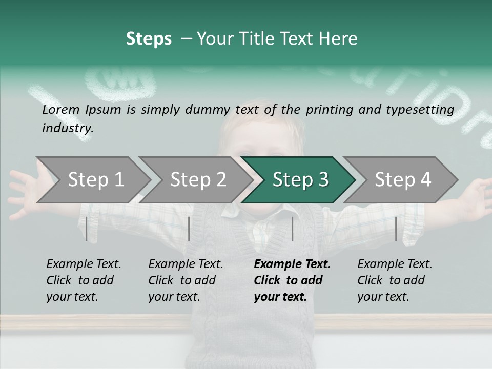 Concept Caucasian Think PowerPoint Template