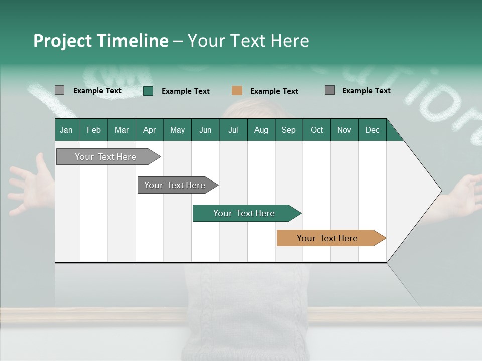 Concept Caucasian Think PowerPoint Template