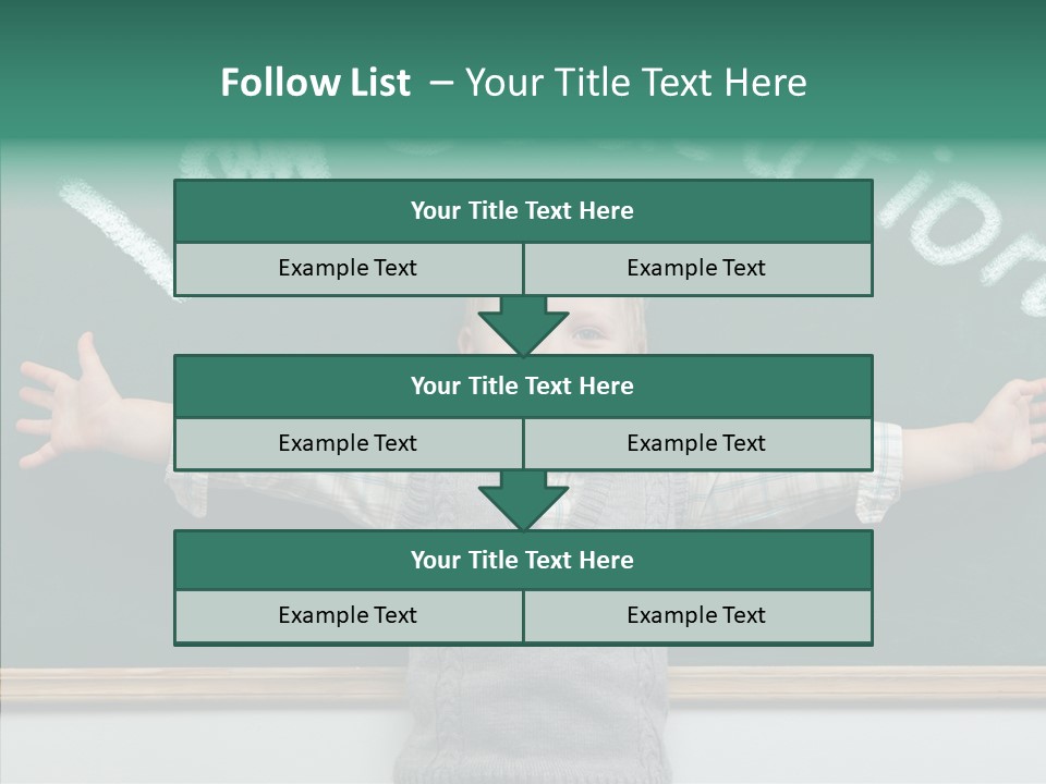 Concept Caucasian Think PowerPoint Template