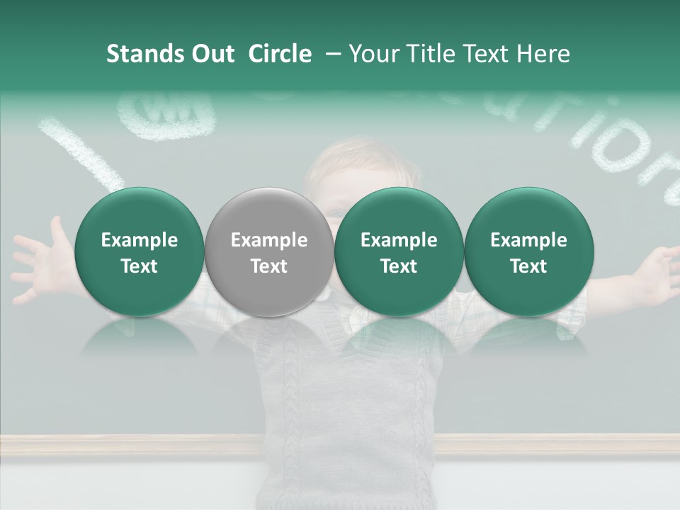 Concept Caucasian Think PowerPoint Template