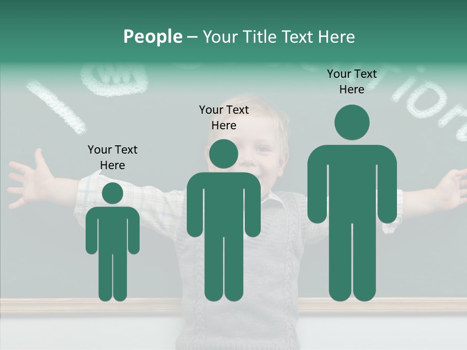 Concept Caucasian Think PowerPoint Template