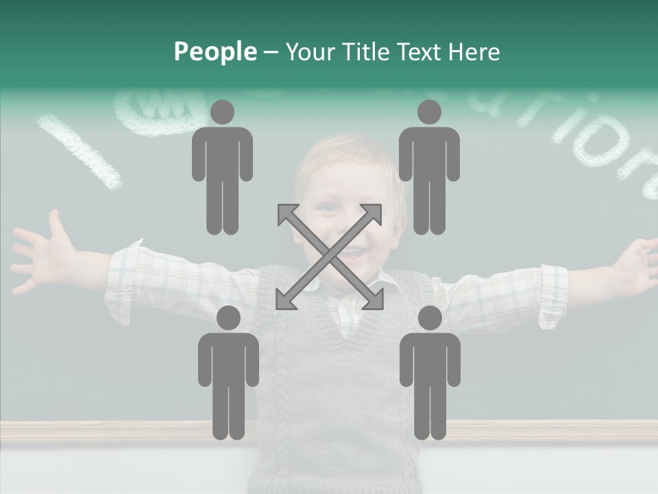 Concept Caucasian Think PowerPoint Template