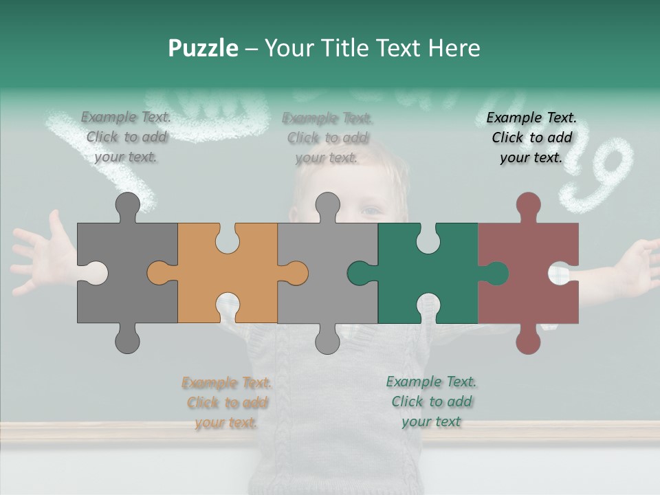 Picture Intelligent Education PowerPoint Template