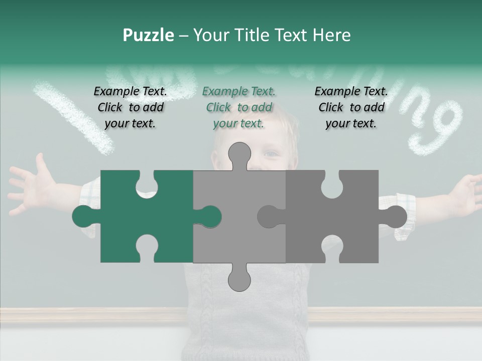 Picture Intelligent Education PowerPoint Template