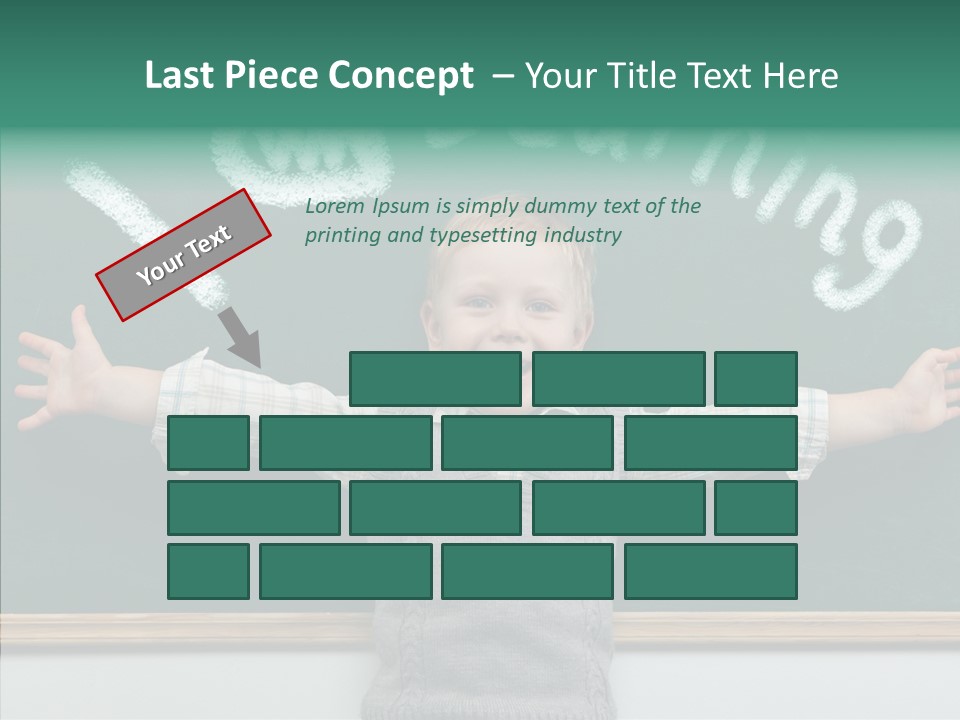 Picture Intelligent Education PowerPoint Template
