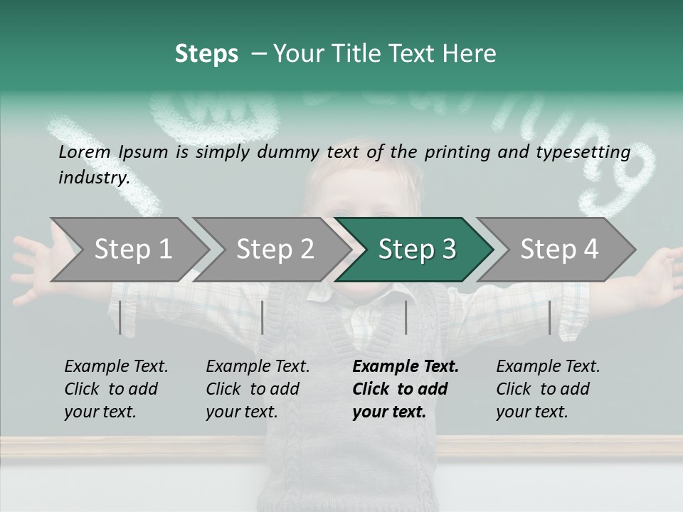 Picture Intelligent Education PowerPoint Template