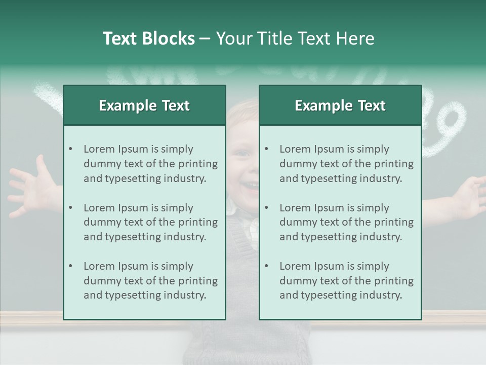 Picture Intelligent Education PowerPoint Template