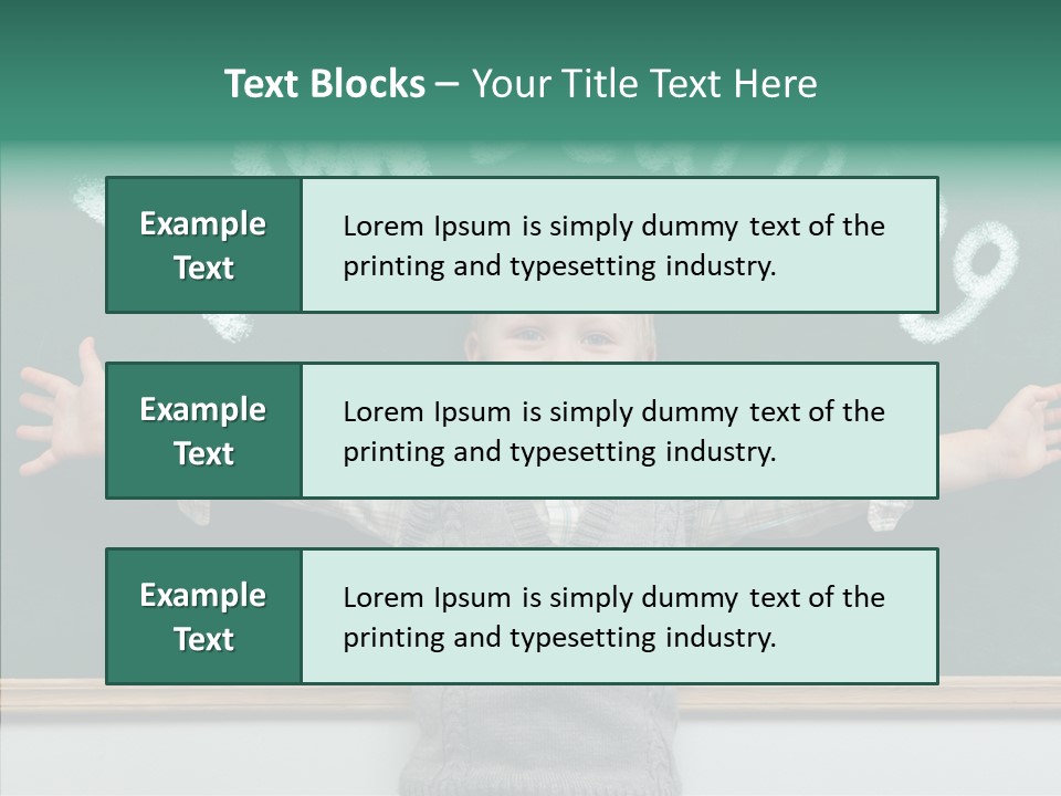 Picture Intelligent Education PowerPoint Template
