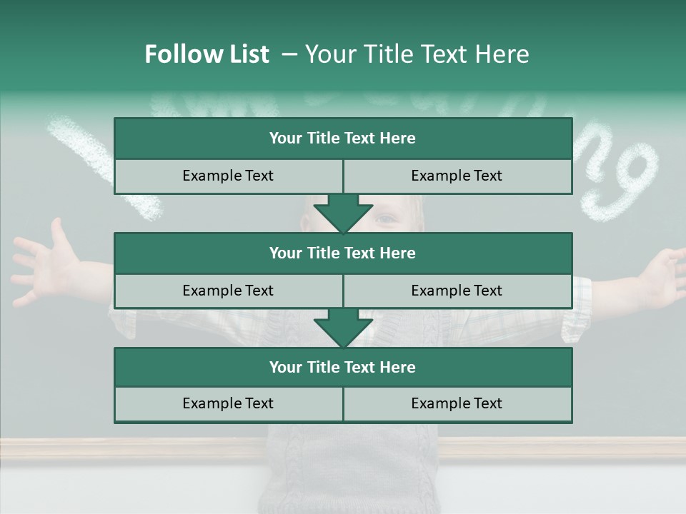 Picture Intelligent Education PowerPoint Template