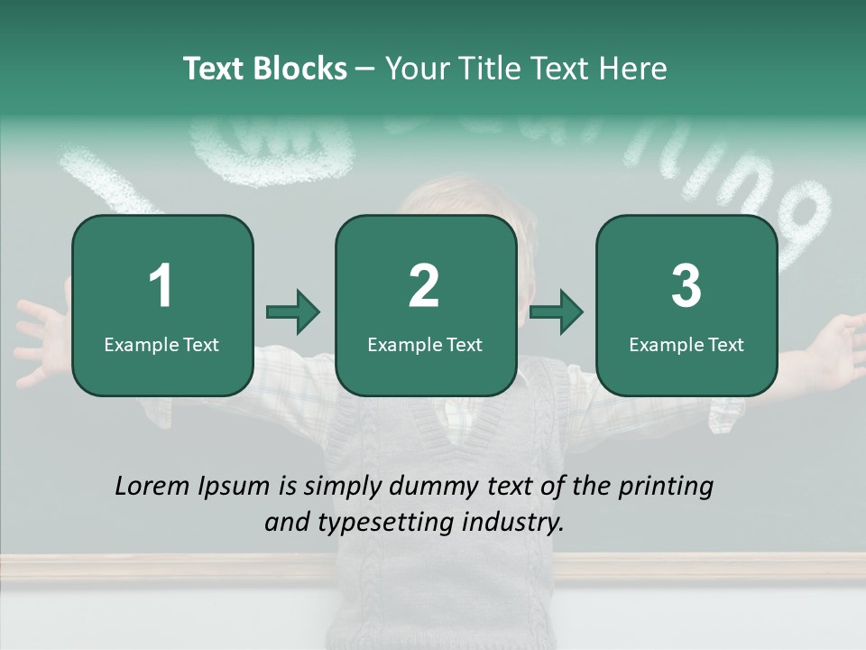 Picture Intelligent Education PowerPoint Template