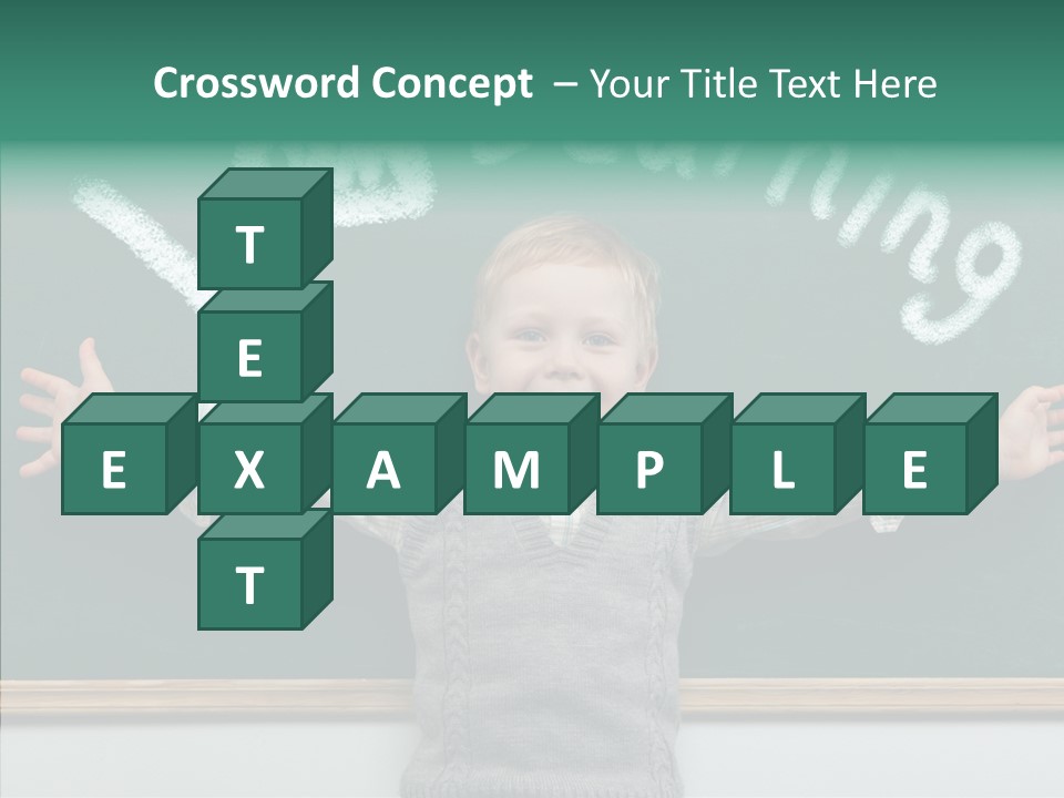 Picture Intelligent Education PowerPoint Template