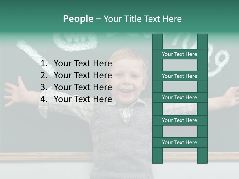 Picture Intelligent Education PowerPoint Template