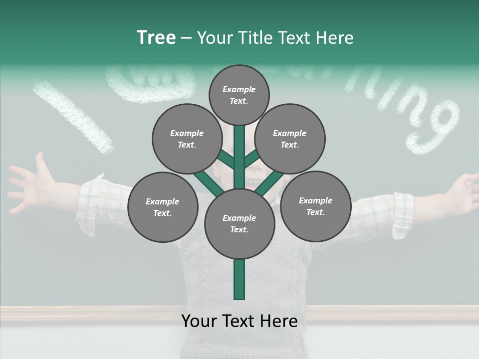Picture Intelligent Education PowerPoint Template