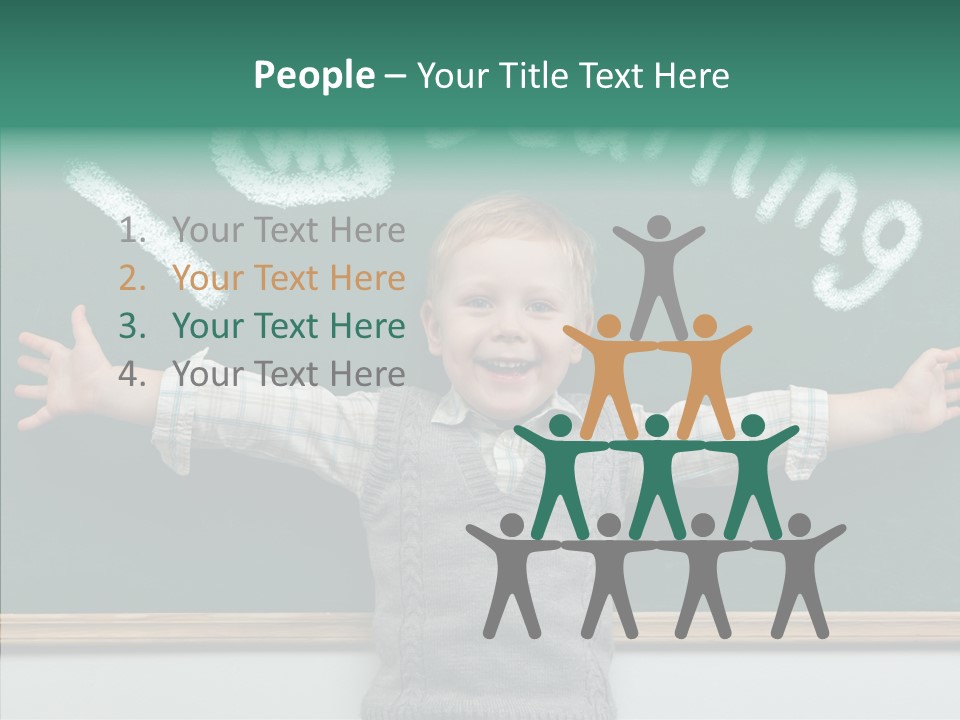 Picture Intelligent Education PowerPoint Template