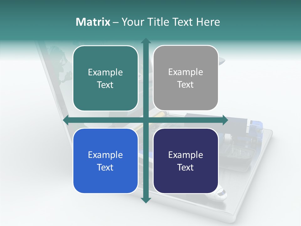 Trailer Haulage Air PowerPoint Template