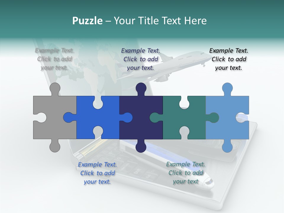 Trailer Haulage Air PowerPoint Template